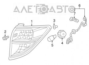 Lampa exterioară aripă dreapta Honda HR-V 16-22