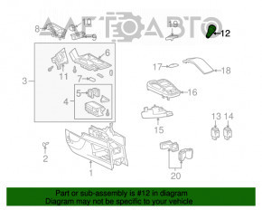 Ручка КПП Lexus RX350 RX450h 10-15 кожа черное дерево, тычки на дереве, царапана и затерта кожа