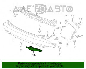 Reflector spate dreapta Honda HR-V 16-22