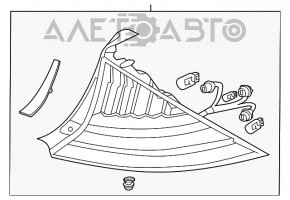 Lampa stânga Honda CRZ 11-16