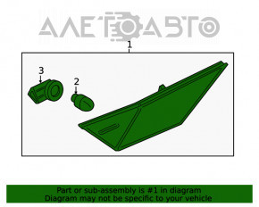 Semnalizator aripi dreapta Honda Civic X FC 16-21