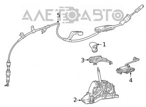 Трос АКПП Toyota Camry v70 18- 2.5, 3.5