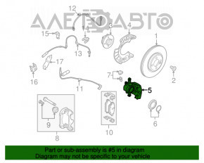 Suportul frontal stânga pentru Mini Cooper Clubman R55 07-14