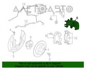 Suport spate stânga Mini Cooper Clubman R55 07-14