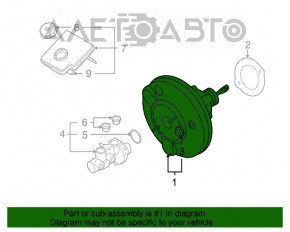 Вакуумный усилитель Mini Cooper Clubman R55 07-14