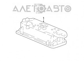 Iluminarea numărului capacului portbagajului Honda Accord 18-22 cu buton.