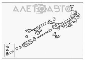 Bară de direcție Subaru XV Crosstrek 13-17