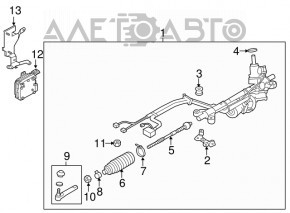 Bară de direcție Subaru XV Crosstrek 13-17