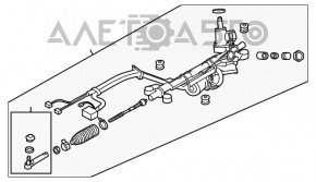 Volanul Subaru Forester 14-18 SJ are cablurile tăiate.