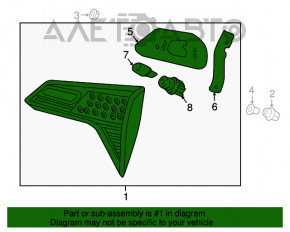 Lampa interioară pentru capacul portbagajului dreapta Honda HR-V 16-22