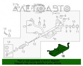 Protecția bară de direcție pentru Subaru Legacy 15-19