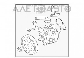 Pompa de direcție asistată hidraulic pentru Subaru Outback 10-12 pre-restilizare.