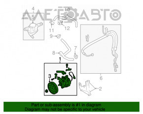 Pompa de direcție asistată hidraulic pentru Subaru Outback 10-12 pre-restilizare