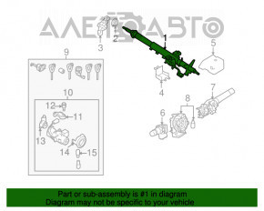 Coloana de direcție Subaru Outback 10-12 pre-restilizare