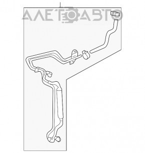 Radiatorul de răcire a direcției asistate Subaru b9 Tribeca