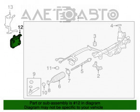 Blocul de control al pinionului de direcție pentru Subaru XV Crosstrek 13-17