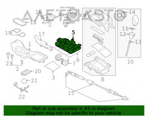 Шифтер КПП Subaru Forester 19- SK