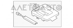 Накладка шифтера Subaru XV Crosstrek 13-17 серая, потерта