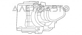 Comutatorul de sub volan dreapta Honda HR-V 16-22 tip 2