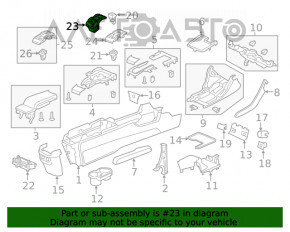 Butonul P Parking Honda Civic X FC 16-21