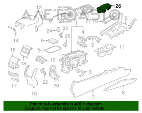 Кнопка паркинга Honda Accord 18-22 тип 2