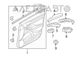 Управление стеклоподъемником передним правым Honda Civic 4d 06-09