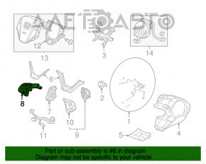 Butonul volanului stâng Honda CRV 12-16