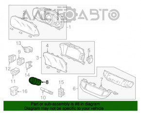 Кнопка start-stop Honda Accord 13-17