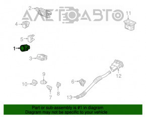 Кнопка start\stop Honda Insight 19-22