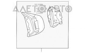 Кнопки управления телефоном на руле Honda HR-V 16-22