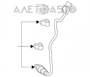 Лямбда-зонд второй Honda Accord 18-22 2.0 hybrid