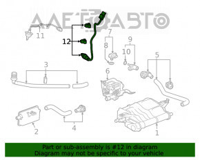 Лямбда-зонд второй Honda Accord 18-22 2.0 hybrid