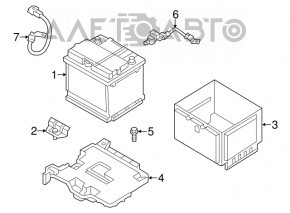 Cutie baterie Hyundai Veloster 12-17