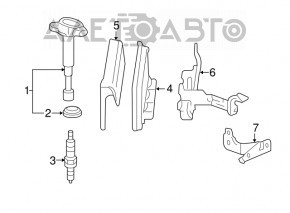 Modulul ECU al motorului Honda CRV 12-14