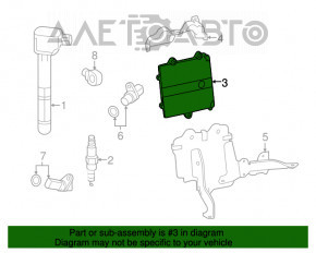 Блок ECU компьютер двигателя Acura TLX 15-16 2.4