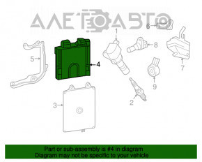 Corpul blocului ECU Honda HR-V 16-22