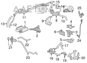 Датчик наддува Honda Accord 18-22 MAP сенсор