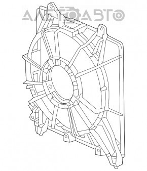 Grila radiatorului dreapta asamblată Honda HR-V 16-22 nouă TYC Taiwan