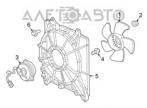 Grila radiatorului dreapta asamblată Honda HR-V 16-22 nouă TYC Taiwan