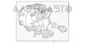 Компрессор кондиционера Honda Civic X FC 16-21 1.5T