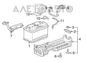 Palet pentru baterie Chevrolet Cruze 16-