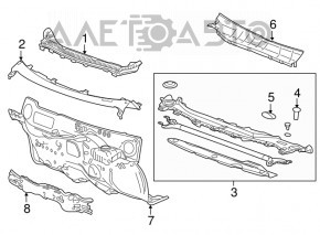 Suport stergator Chevrolet Cruze 16-