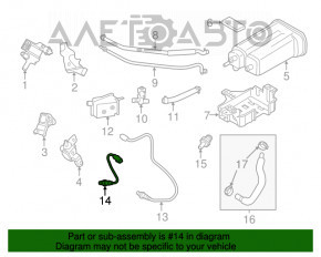 Лямбда-зонд второй Kia Soul 14-19 2.0