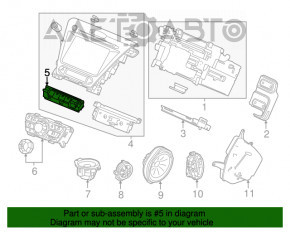 Controlul climatizării Acura MDX 14-20