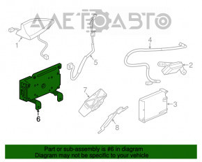 SATELLITE TUNER UNIT RECEIVER CONTROL MODULE Acura MDX 14-20