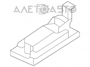 Iluminarea numărului capacului portbagajului dreapta VW Passat b8 16-19 SUA nou OEM original