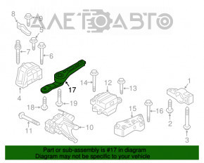 Подушка двигателя задняя VW CC 08-17