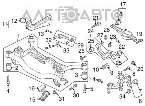 Bara spate pentru VW CC 08-17