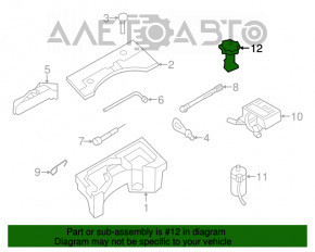 Suport roata de rezerva VW CC 08-17 nou original OEM