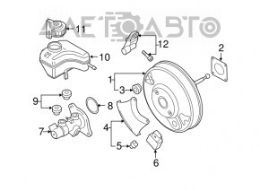 Amplificator de vidare VW CC 08-17